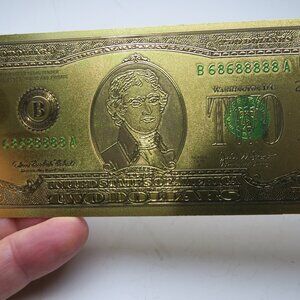 24k United State $2 Bill Collection